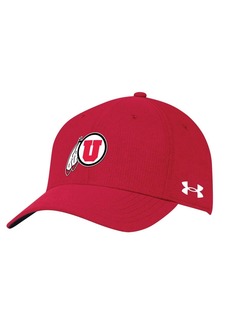 Men's Under Armour Red Utah Utes Airvent Performance Flex Hat - Red