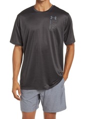 Under Armour Training Vent T-Shirt in Black/pitch Gray at Nordstrom