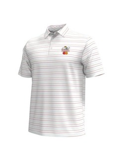 Men's Under Armour White Arnold Palmer Invitational T2 Green Trace Stripe Polo at Nordstrom
