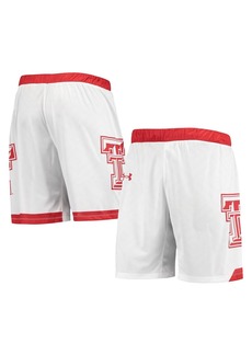 Men's Under Armour White Texas Tech Red Raiders Alternate Replica Basketball Shorts - White