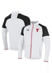 Men's Under Armour White Texas Tech Red Raiders Throwback Special Game Full-Zip Fleece Jacket at Nordstrom
