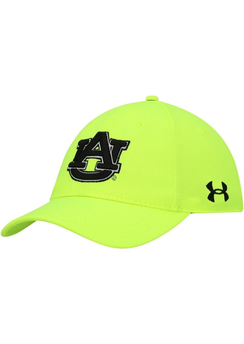 Men's Under Armour Yellow Auburn Tigers Signal Caller Performance Adjustable Hat - Yellow