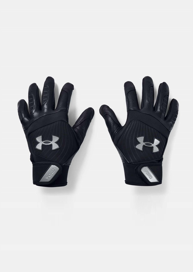 Under Armour Men's Yard Batting Gloves In Black/black/pitch Gray