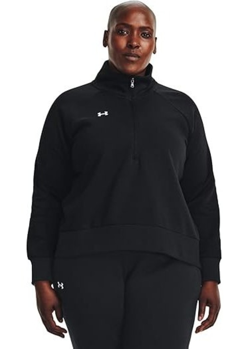 Under Armour Plus Size Rival Fleece 1/2 Zip Sweatshirt