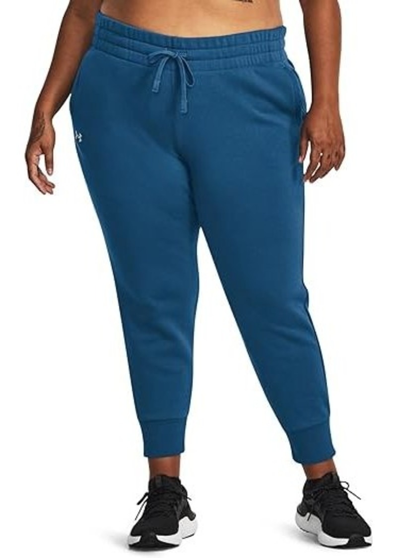 Under Armour Plus Size Rival Fleece Joggers