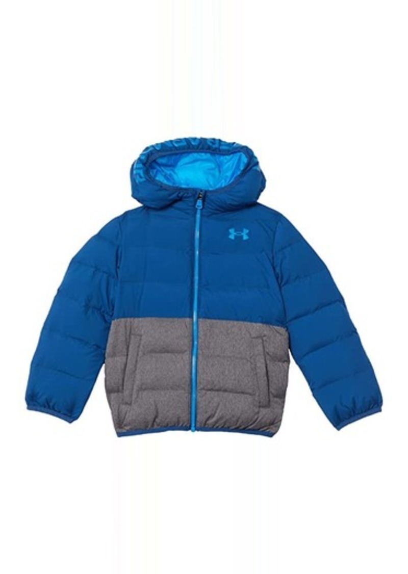 under armour pronto colorblock puffer jacket