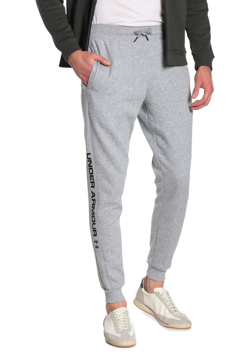 under armour track pants grey