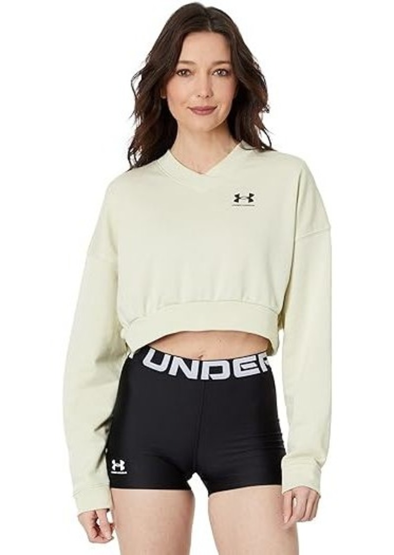 Under Armour Rival Terry Oversized Cropped Crew