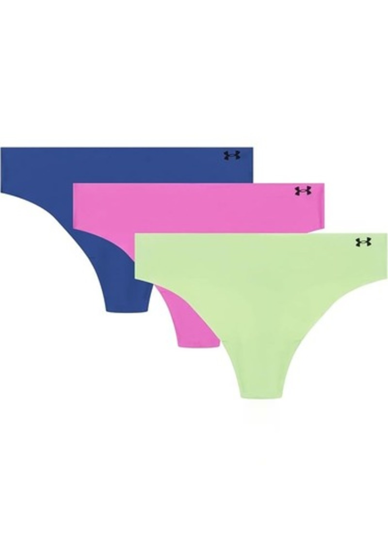 Under Armour Seamless Thong - 3 PK Solid