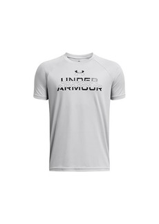 Under Armour Tech Split Wordmark Short Sleeve T-Shirt (Big Kids)