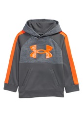 Under Armour Kids' 3D Weld Hoodie in Pitch Gray at Nordstrom