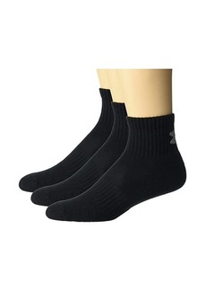 Under Armour Training Cotton Quarter Socks 3-Pair