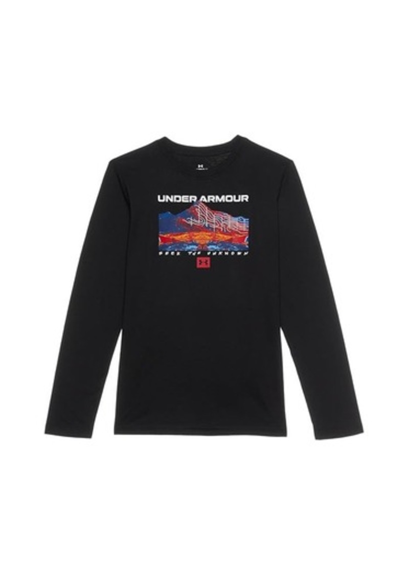 Under Armour Ua Alien Mnt Long Sleeve Tee (Big Kids)