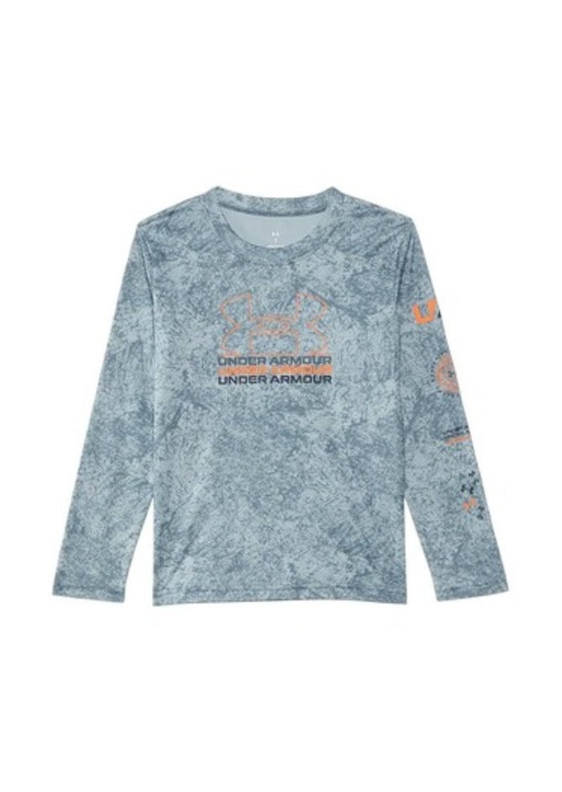 Under Armour Ua Printed Long Sleeve Tee (Little Kids/Big Kids)