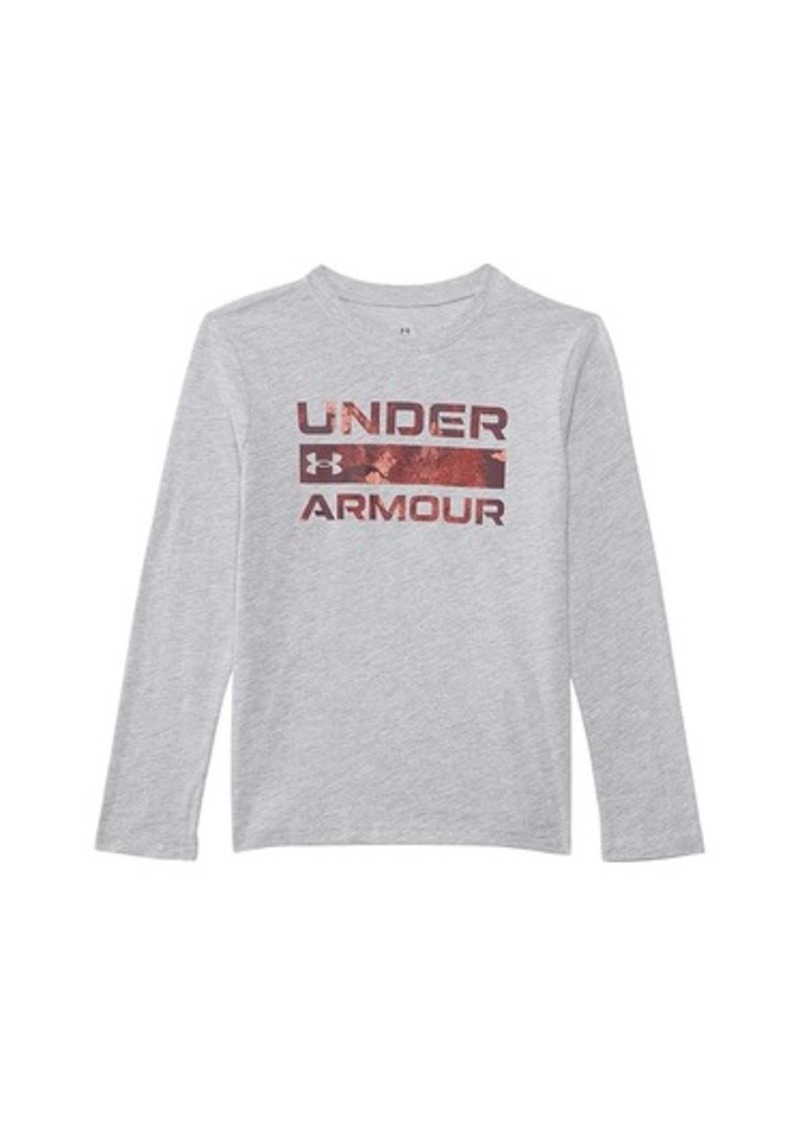 Under Armour Ua Stacked Logo Long Sleeve Tee (Big Kids)