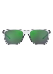 Under Armour 56mm Mirrored Square Sunglasses