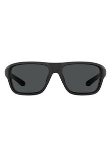 Under Armour 65mm Oversize Sport Sunglasses
