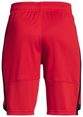 Under Armour Big Boys Stunt Moisture Wick 3.0 Active Shorts - Circuit Teal / Hydro Teal / High-vis Yel