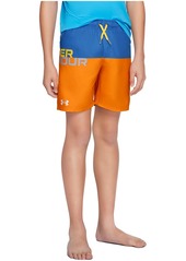 Under Armour Big Boys Ua Colorblock Swim Volley Shorts - Atomic