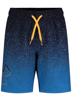 Under Armour Big Boys Ua Tipped Logo Swim Volley Shorts - Viral Blue