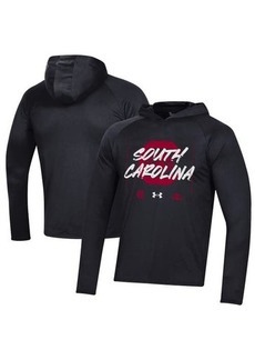 Under Armour Black South Carolina Gamecocks 2023 On Court Bench Shooting Long Sleeve Hoodie T-Shirt at Nordstrom