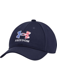 Under Armour Boys' Blitzing Freedom Adjustable Hat, Blue