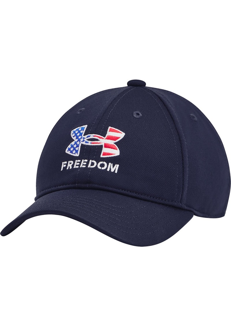 Under Armour Boys' Blitzing Freedom Adjustable Hat, Blue