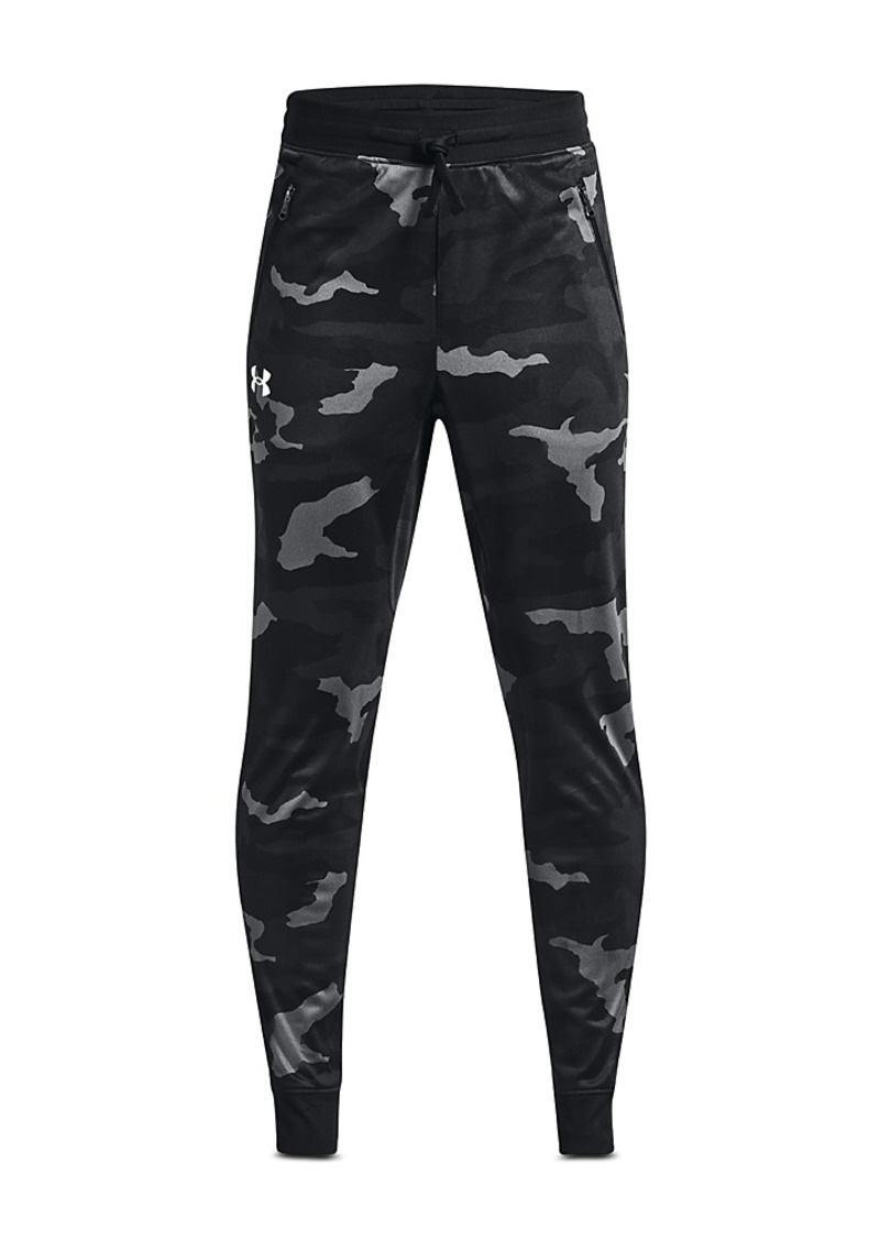 Under Armour Boys' Printed Pennant Tricot Jogger Pants - Big Kid