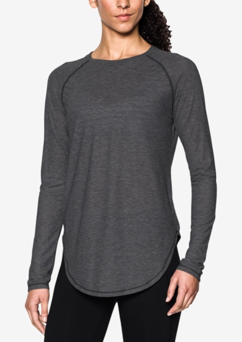 under armour open back long sleeve