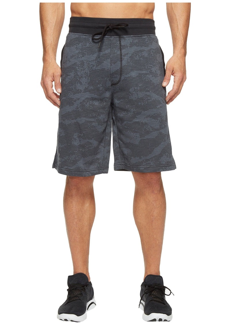 under armour camo fleece shorts