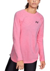 Under Armour Women's Charged Cotton Adjustable Long-Sleeve T-Shirt