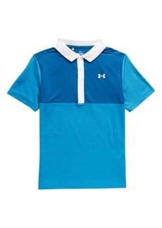 Under Armour Kids' Performance Colorblock Polo