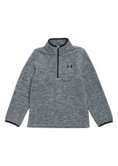 Under Armour Kids' Quarter Zip Pullover in Mod Gray at Nordstrom Rack