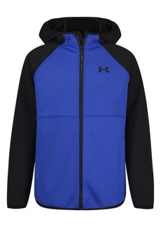 Under Armour Kids' Soft Shell Water Repellent Hooded Zip Jacket