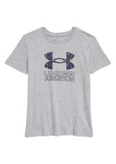 Under Armour Kids' Terrazzo Big Logo Graphic Tee in Mod Gray at Nordstrom