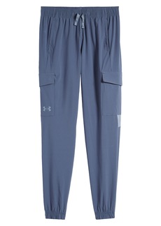 Under Armour Kids' UA Pennant Woven Cargo Pants in Downpour Gray /Gravel at Nordstrom Rack