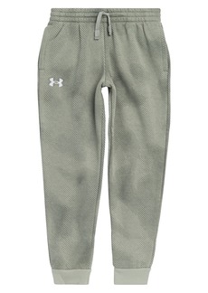 Under Armour Kids' UA Rival Fleece Joggers in Grove Green at Nordstrom Rack