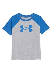 Under Armour Kids' UA Tech(TM) Raglan Graphic Tee in Mod Gray at Nordstrom