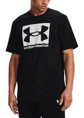 Under Armour Men's Abc Camo Boxed Logo T-Shirt - Lt Gry Hthr / Wht