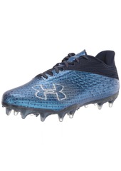 Under Armour mens Blur Nitro Mc Football Shoe Midnight Navy Blue (402 White  US