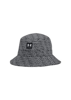 Under Armour Men's Branded Bucket Hat (002) Black/White/White Medium/Large