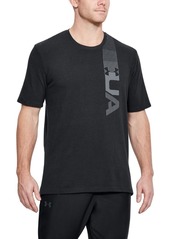 Under Armour Men's Branded Left Chest T-Shirt Black/Steel