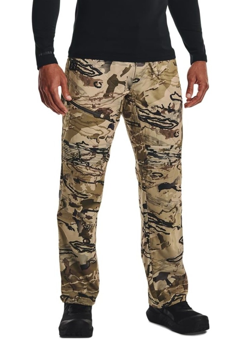 Under Armour Mens Brow Tine ColdGear Infrared Pants Ua Barren Camo (999)/Black