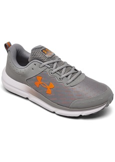 Under Armour Men's Charged Assert 10 Running Sneakers from Finish Line - Grey/Orange