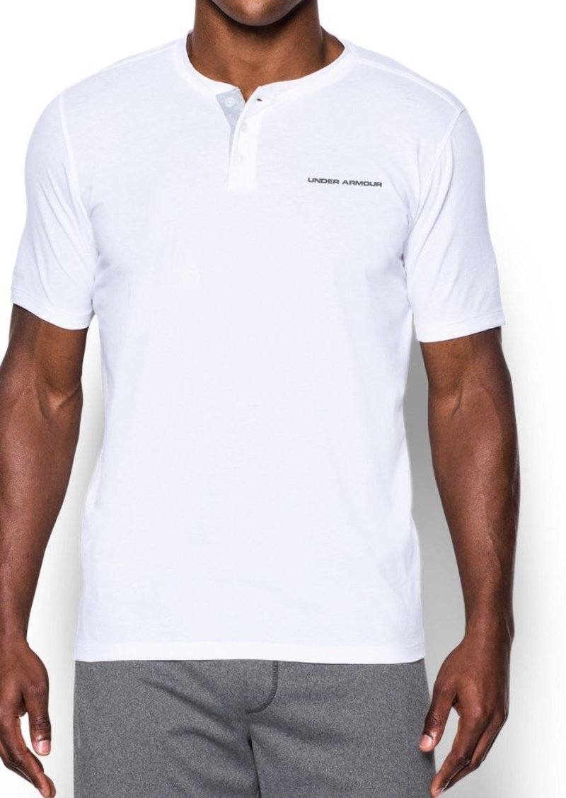 Under Armour Men's Charged Cotton Henley T-Shirt
