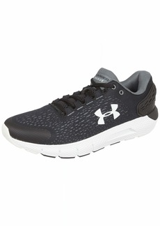 Under Armour Men's Charged Rogue 2 Wide (4E) Athletic Shoe Black (001)/White 7 4E US