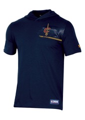 Under Armour Men's Cleveland Cavaliers Baseline Short Sleeve Hooded T-Shirt