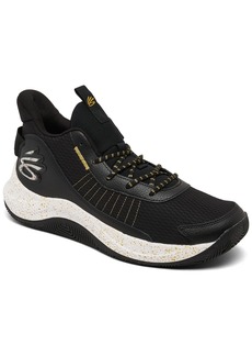 Under Armour Men's Curry 3Z7 Basketball Sneakers from Finish Line - Black, Gold