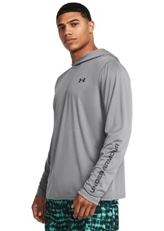 Under Armour Men's Drift Tide Knit Hoodie (024) Titan Gray/Anthracite/Anthracite