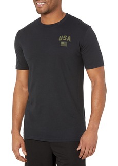 Under Armour Men's Freedom Graphic Short Sleeve T-Shirt (001) Black / / Marine OD Green